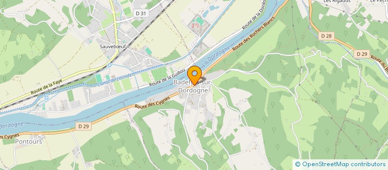 localisation de l'entreprise MONSIEUR MICHAEL JAMMES  BADEFOLS-SUR-DORDOGNE