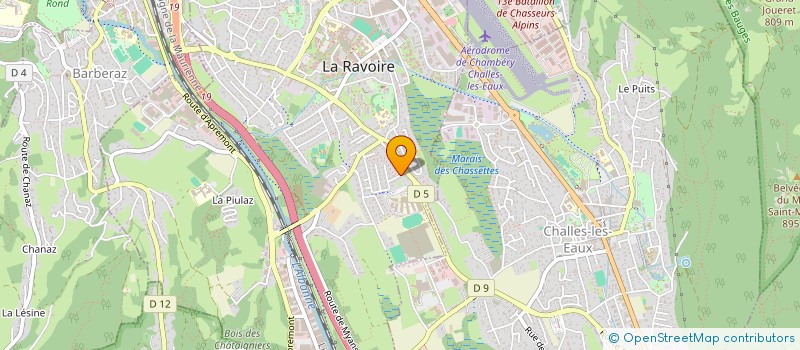 localisation de l'entreprise MONSIEUR MICHAEL JANIN à LA RAVOIRE