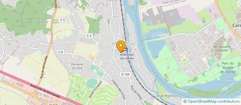 localisation de l'entreprise MONSIEUR MICHAEL JANNAS  VILLENNES-SUR-SEINE