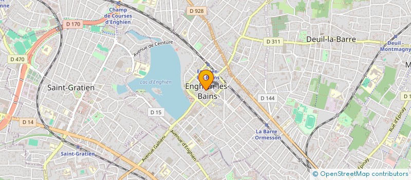 localisation de l'entreprise MONSIEUR MICHAEL JAOUI  ENGHIEN-LES-BAINS