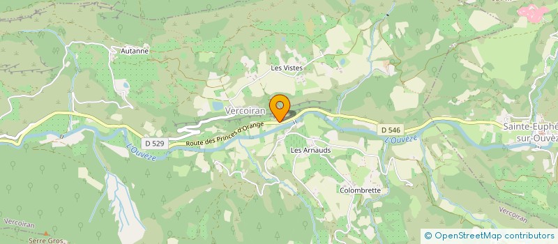 localisation de l'entreprise MONSIEUR MICHAEL JARJAYE  VERCOIRAN