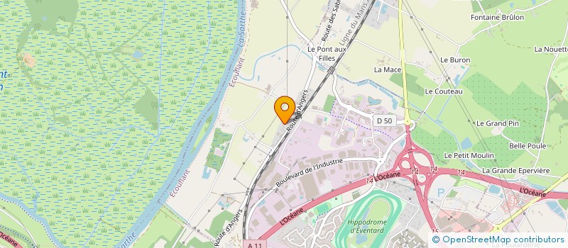 localisation de l'entreprise MONSIEUR MICHAEL JAUNET  ECOUFLANT