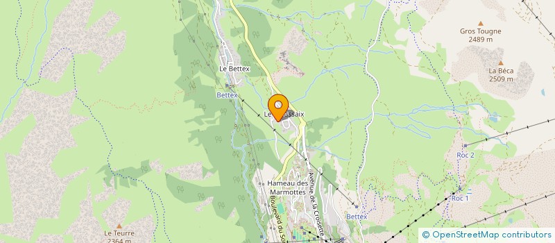 localisation de l'entreprise MONSIEUR MICHAEL JAY  LES BELLEVILLE