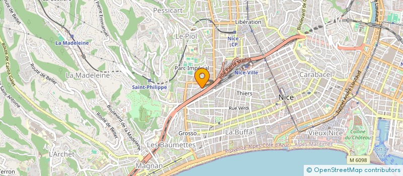 localisation de l'entreprise MONSIEUR MICHAEL JEAN MAXIME BRISART à NICE