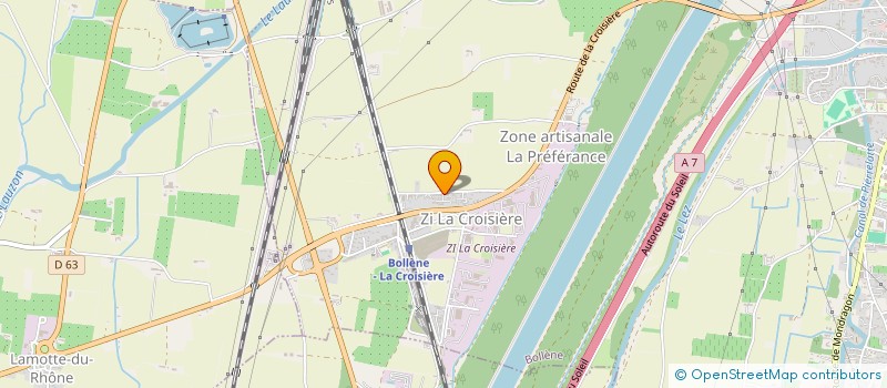 localisation de l'entreprise MONSIEUR MICHAEL JEAN MICHEL VITRY  BOLLENE