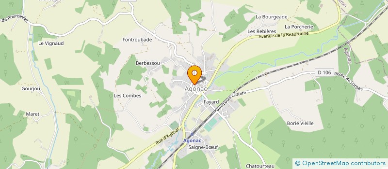 localisation de l'entreprise MONSIEUR MICHAEL JEANTEAU à SAINT-JUNIEN