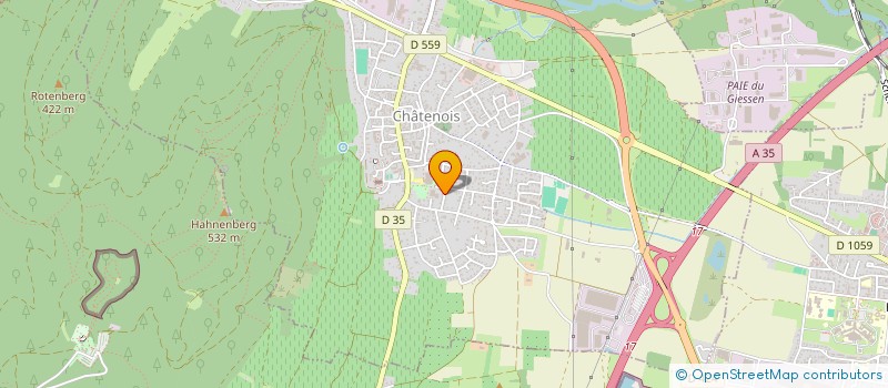 localisation de l'entreprise MONSIEUR MICHAEL JEHEL  CHATENOIS