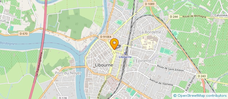 localisation de l'entreprise MONSIEUR MICHAEL JELSAN SELLAR  LIBOURNE