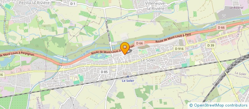 localisation de l'entreprise MONSIEUR MICHAEL JOERG  LE SOLER