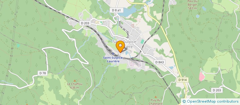 localisation de l'entreprise MONSIEUR MICHAEL JOHN  SAINT-SULPICE-LAURIERE