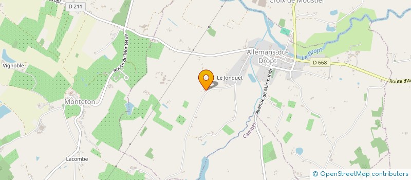 localisation de l'entreprise MONSIEUR MICHAEL JOHN FIELD  ALLEMANS-DU-DROPT