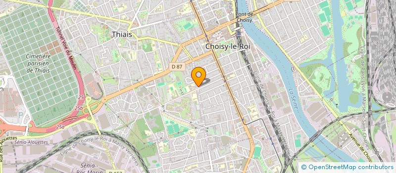 localisation de l'entreprise MONSIEUR MICHAEL-JOHN LOLIVE  CHOISY-LE-ROI