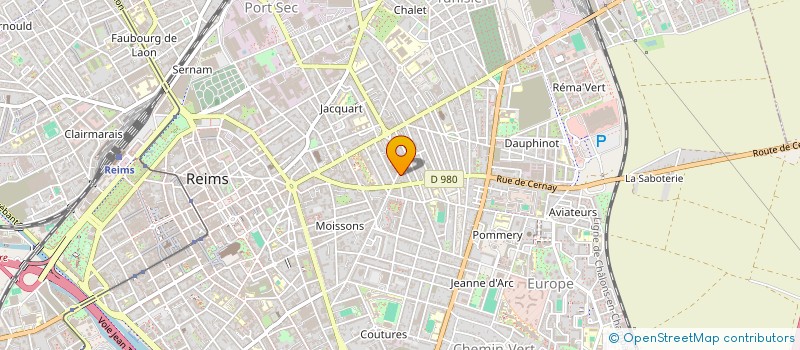 localisation de l'entreprise MONSIEUR MICHAEL JOLY  REIMS