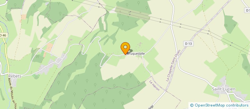 localisation de l'entreprise MONSIEUR MICHAEL JOURDON  LA CHAPELLE-SAINT-OUEN