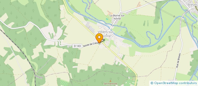 localisation de l'entreprise MONSIEUR MICHAEL JOURNEAU  RIX