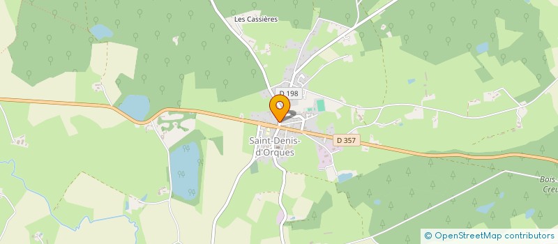 localisation de l'entreprise MONSIEUR MICHAEL JULLIEN  SAINT-DENIS-D'ORQUES