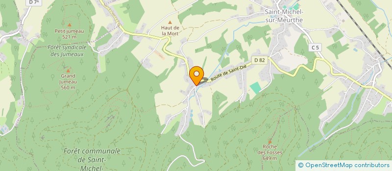 localisation de l'entreprise MONSIEUR MICHAEL KADEN  SAINT-MICHEL-SUR-MEURTHE