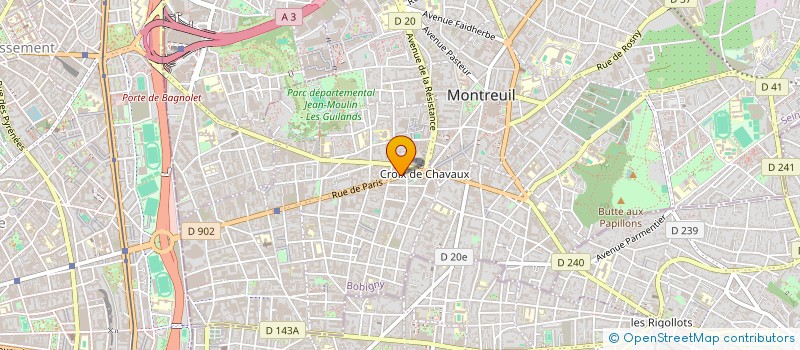 localisation de l'entreprise MONSIEUR MICHAEL KEELEY à MONTREUIL