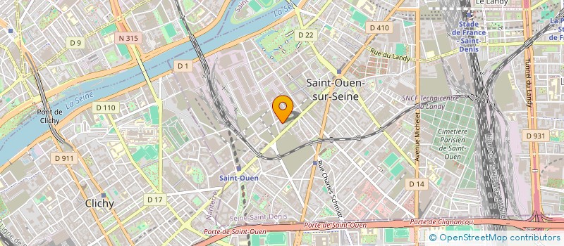 localisation de l'entreprise MONSIEUR MICHAEL KING-SOON à SAINT-OUEN-SUR-SEINE