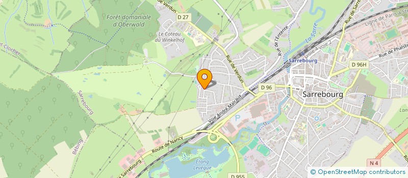 localisation de l'entreprise MONSIEUR MICHAEL KNITTEL  SARREBOURG