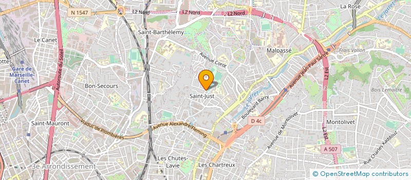 localisation de l'entreprise MONSIEUR MICHAEL KOLLER  MARSEILLE
