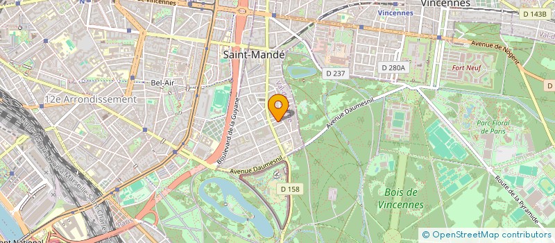 localisation de l'entreprise MONSIEUR MICHAEL KORCARZ  SAINT-MANDE