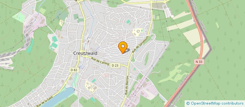 localisation de l'entreprise MONSIEUR MICHAEL KRAUSE  CREUTZWALD