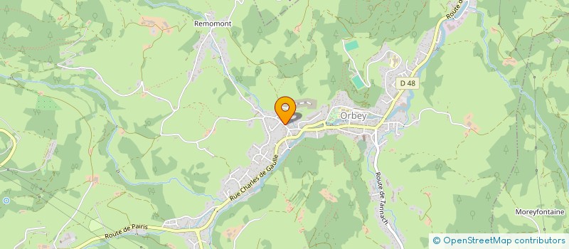 localisation de l'entreprise MONSIEUR MICHAEL KRAUSS  ORBEY