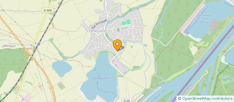 localisation de l'entreprise MONSIEUR MICHAEL KRIEGUER  OFFENDORF