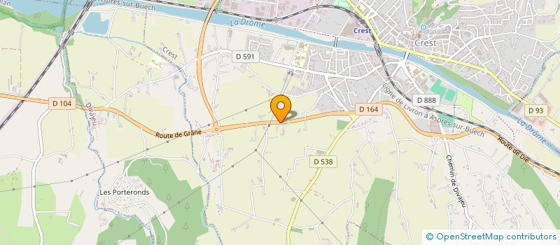 localisation de l'entreprise MONSIEUR MICHAEL KRUG  CREST