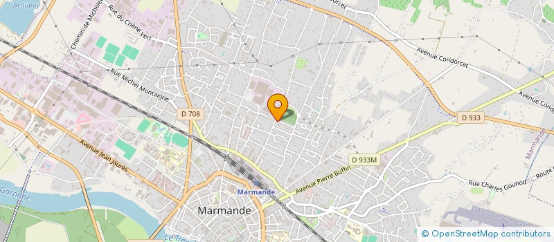 localisation de l'entreprise MONSIEUR MICHAEL LABAT  MARMANDE