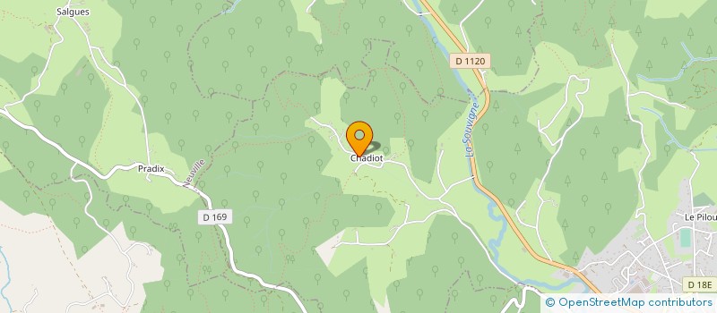 localisation de l'entreprise MONSIEUR MICHAEL LACHAUD  ARGENTAT-SUR-DORDOGNE