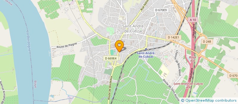 localisation de l'entreprise MONSIEUR MICHAEL LADER  SAINT-ANDRE-DE-CUBZAC