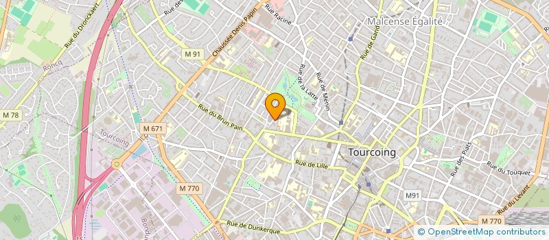 localisation de l'entreprise MONSIEUR MICHAEL LAGACHE  TOURCOING