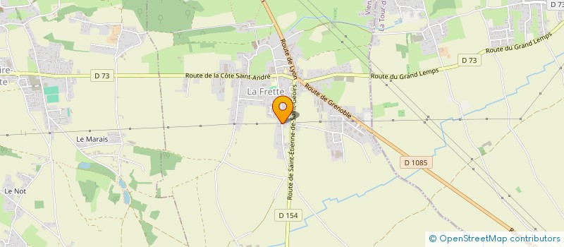 localisation de l'entreprise MONSIEUR MICHAEL LAGIER  LA FRETTE