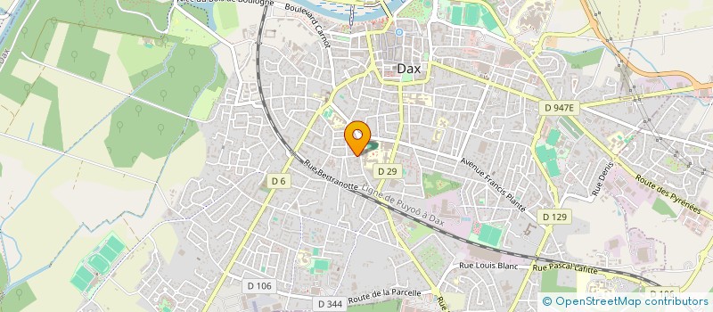 localisation de l'entreprise MONSIEUR MICHAEL LALLOUM  DAX