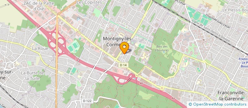 localisation de l'entreprise MONSIEUR MICHAEL LAMARRE  MONTIGNY-LES-CORMEILLES