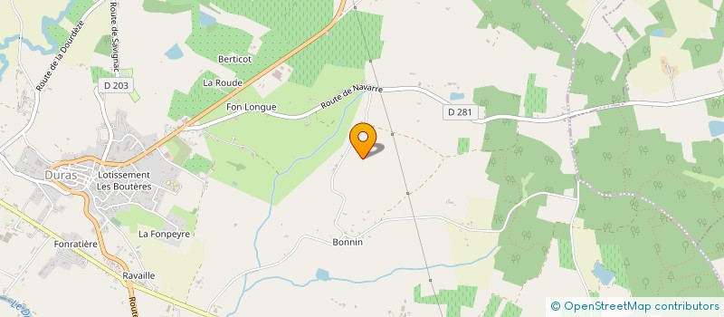 localisation de l'entreprise MONSIEUR MICHAEL LAMBERT  DURAS