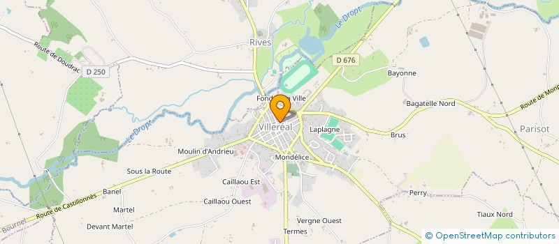 localisation de l'entreprise MONSIEUR MICHAEL LAMBLIN  VILLEREAL