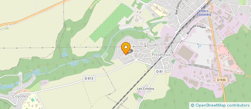 localisation de l'entreprise MONSIEUR MICHAEL LANGAN  VILLERS-COTTERETS