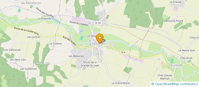 localisation de l'entreprise MONSIEUR MICHAEL LAPEYRONNIE à CHAZELLES
