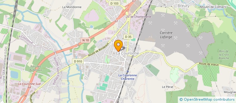 localisation de l'entreprise MONSIEUR MICHAEL LAPUENTE à LA COURONNE