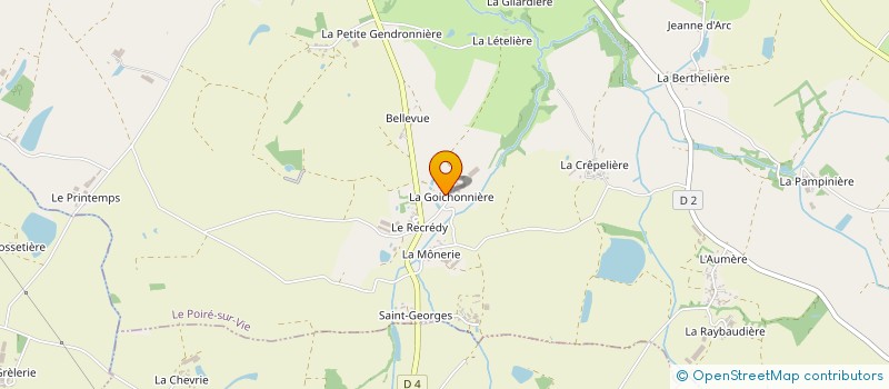 localisation de l'entreprise MONSIEUR MICHAEL LARCHER  LE POIRE-SUR-VIE