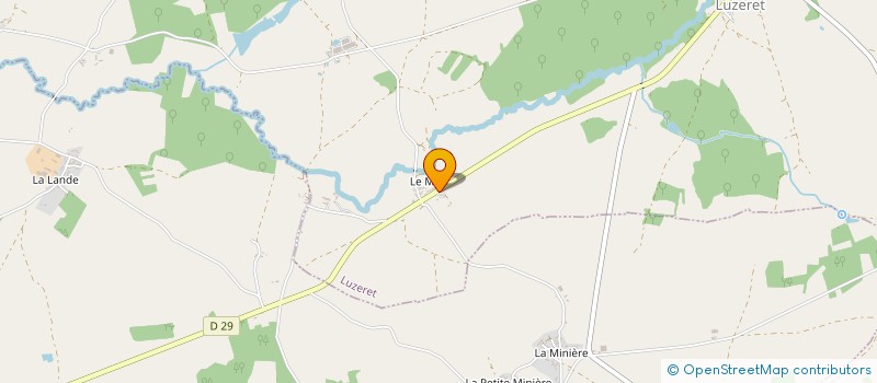 localisation de l'entreprise MONSIEUR MICHAEL LAROCHE à LUZERET
