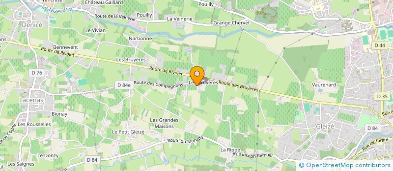 localisation de l'entreprise MONSIEUR MICHAEL LARRAS  GLEIZE