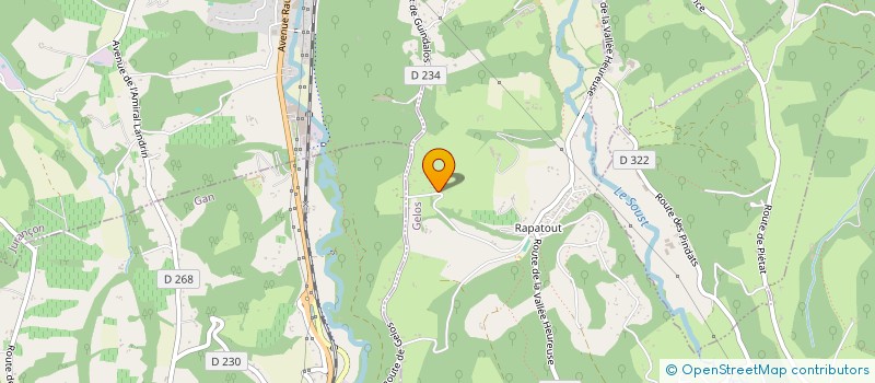 localisation de l'entreprise MONSIEUR MICHAEL LATORRE  GELOS