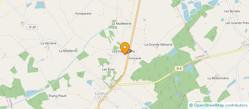 localisation de l'entreprise MONSIEUR MICHAEL LAVEAU à LUREUIL