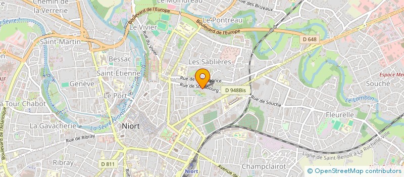 localisation de l'entreprise MONSIEUR MICHAEL LE FRAPPER  NIORT