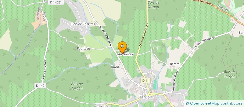 localisation de l'entreprise MONSIEUR MICHAEL LE RALLEC  TARGON