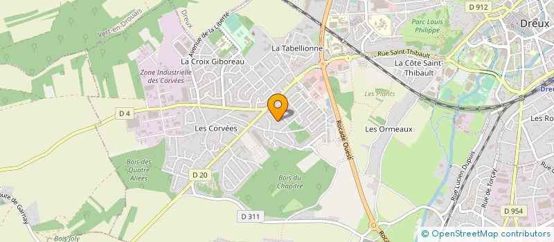 localisation de l'entreprise MONSIEUR MICHAEL LEBOSSE à VERNOUILLET